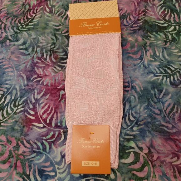 BRUNO CONTE MEN'S SILKY DRESS SOCK FASHION COLORS. - Picture 1 of 5